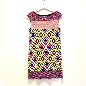 Maggy London Geometric Print Shift Dress